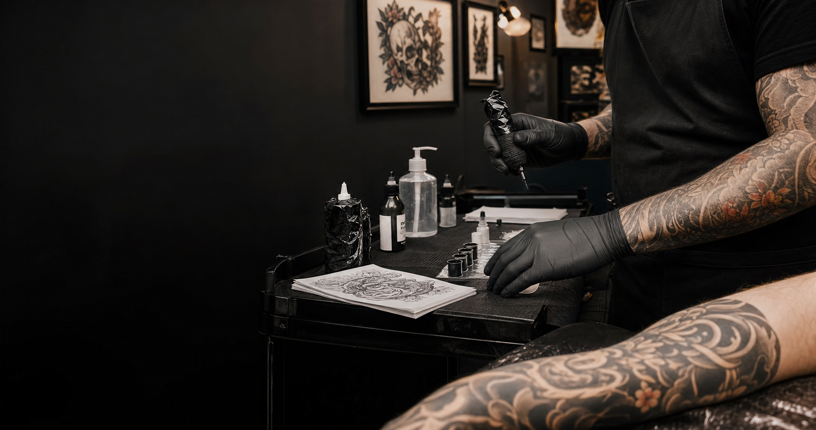 Estacion profesional de tatuaje